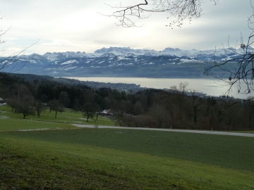 Zürichsee mit Glärnisch